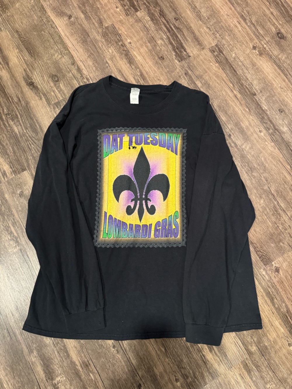 New Orleans Dat Tuesday Lombardi Gras Saints Super Bowl Parade Shirt Men’s 2XL